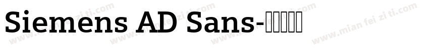 Siemens AD Sans字体转换
